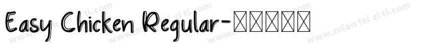 Easy Chicken Regular字体转换